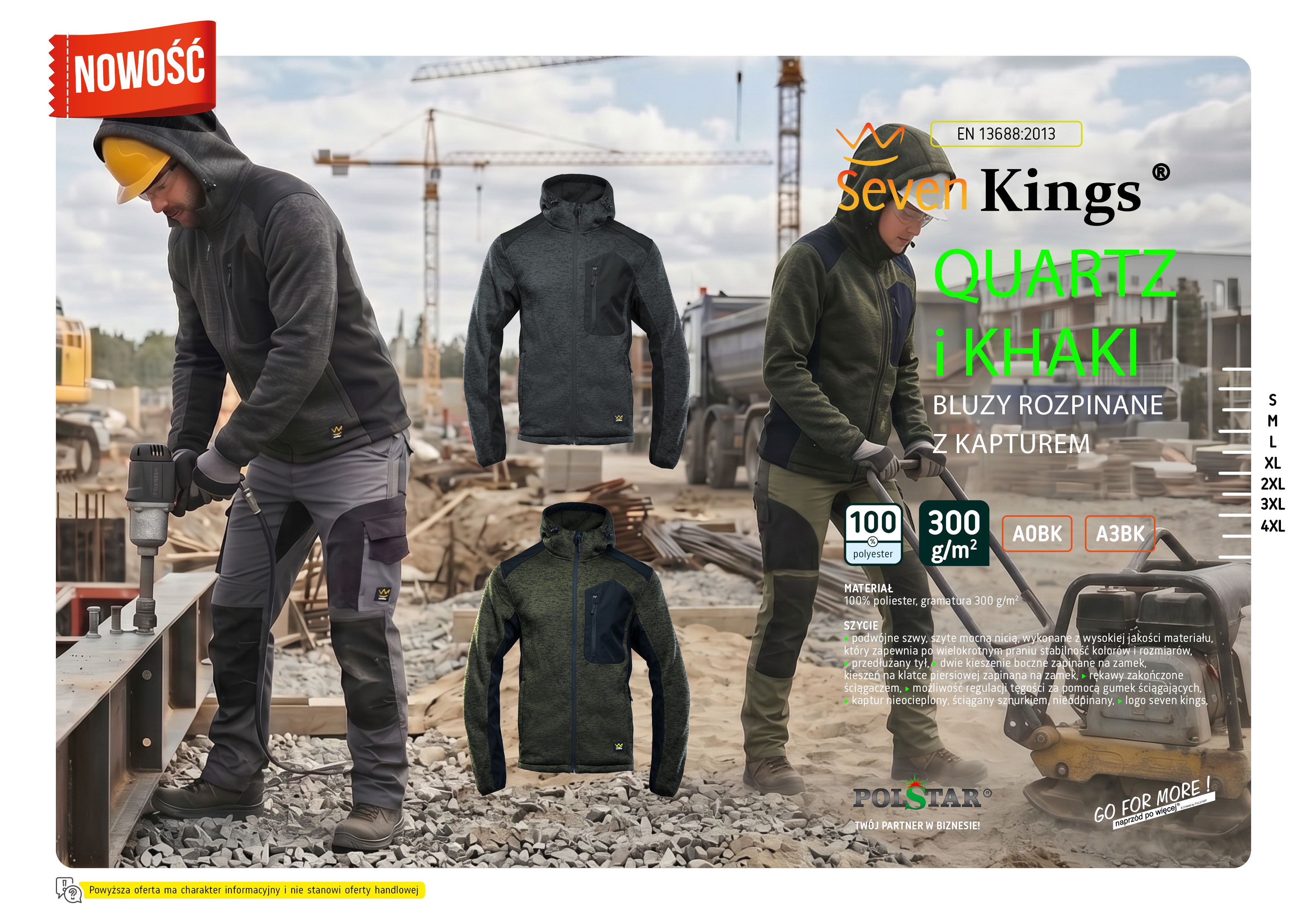 Nowość - bluzy Quartz i Khaki